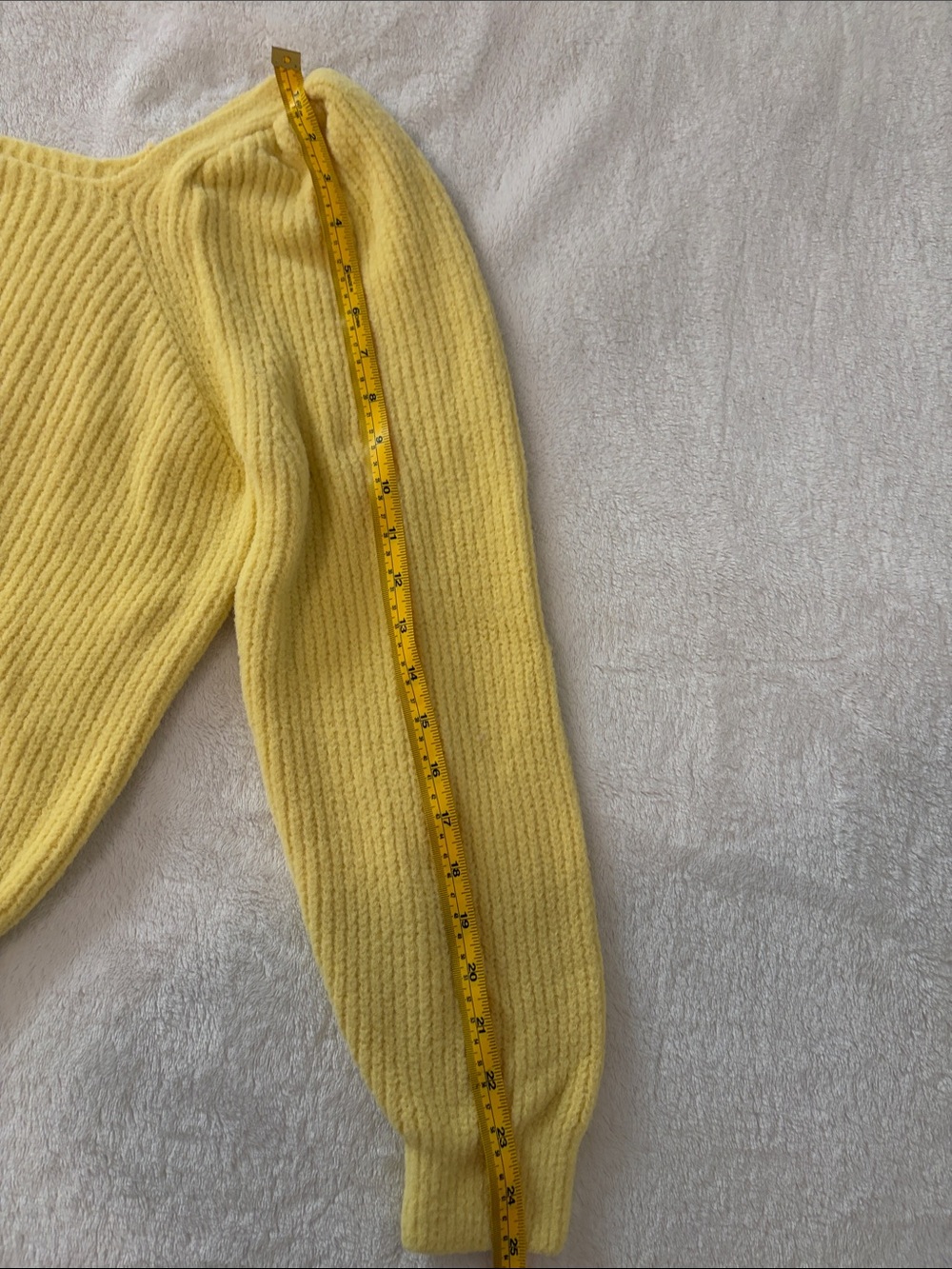 Sunny Square-Neck Ribbed Sweater - Picture 7 of 7